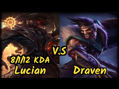 CNB Yampi (LUCIAN) vs DRAVEN - 8/1/12 KDA BOTTOM ADC GAMEPLAY - BR Ranked DIAMOND