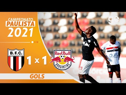 Gols e lances de Botafogo-SP x Red Bull Bragantino