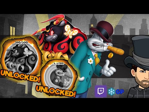 LUNAR TORO unlocked, RACKETEER RABBIT unlocked, twitch tips! - Looney Tunes World of Mayhem