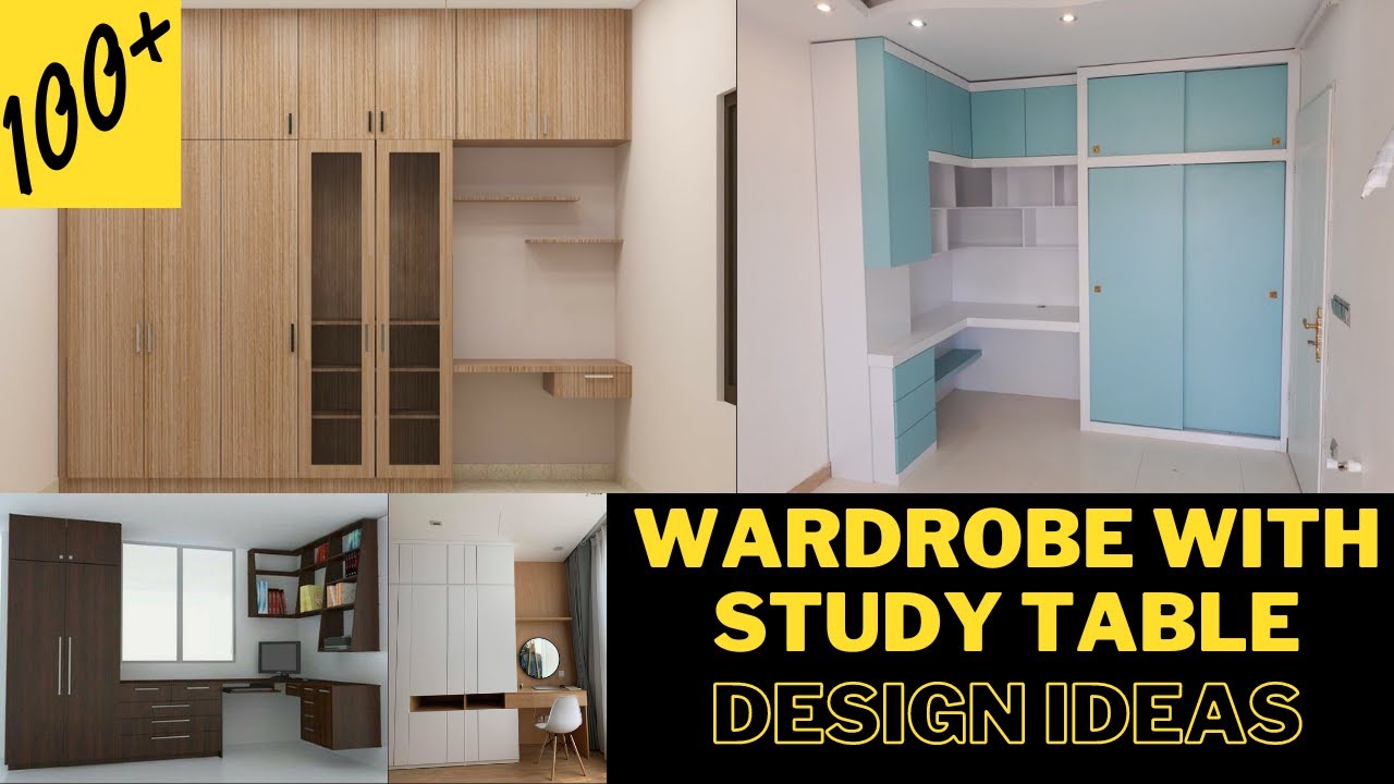 Wardrobe with study table design || interior design ||  create your style