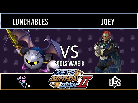 Joey's Birthday Bash 2  -  Pools Wave B  -  Lunchables(Meta Knight) Vs. Joey(Ganondorf)