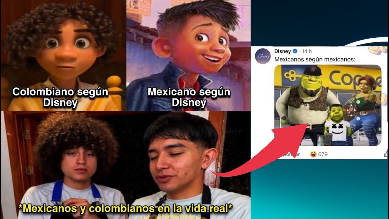 DISNEY NO SE EQUIVOCÓ al REPRESENTAR a UN COLOMBIANO y a UN MEXICANO