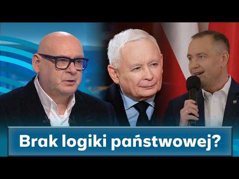 Porównał słowa Nawrockiego i Kaczyńskiego. Kto nie mówi w "logice państwowej"?