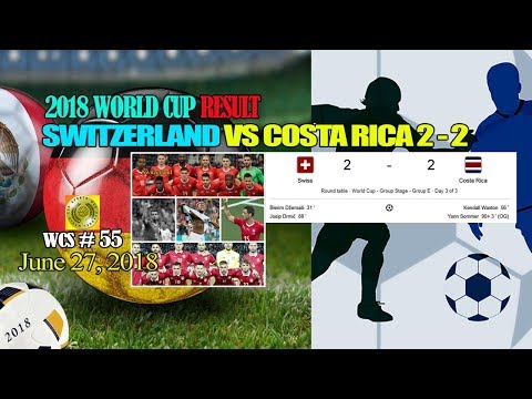 WCS 55 - Switzerland vs Costa Rica 2-2