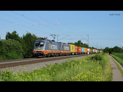 Trains matinaux dans la vallée du Rhin - Eisenbahnverkehr auf der Rheintalbahn