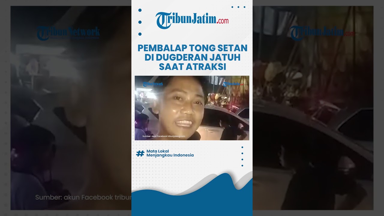 Pembalap Tong Setan di Dugderan Kota Semarang Terjatuh saat Atraksi