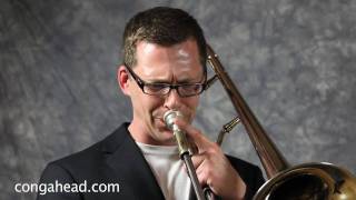 Trombonist David Gibson performs Autumn Leaves