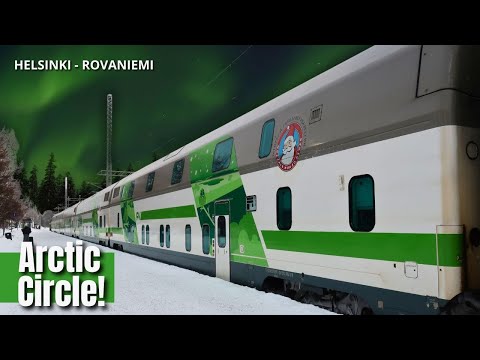 A SANTA CLAUS EXPRESS hálóvonattal az Északi-sarkkörig! Helsinkiből Rovaniemibe