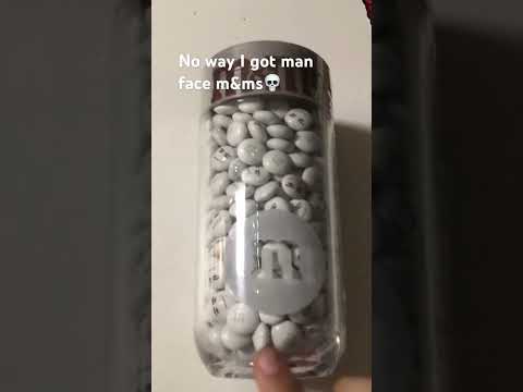 I got man face m&ms💀💀 #m&ms #roblox #manface #funny