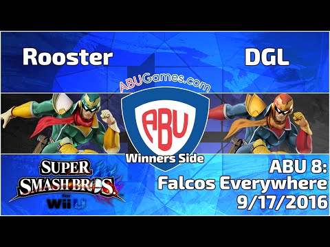 ABU Monthly 8: Rooster (Falcon) vs. DGL (Falcon) - Smash 4 Singles