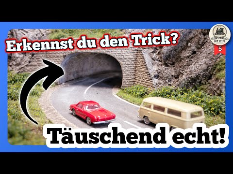 This simple and quick trick makes model railway tunnels deceptively realistic!