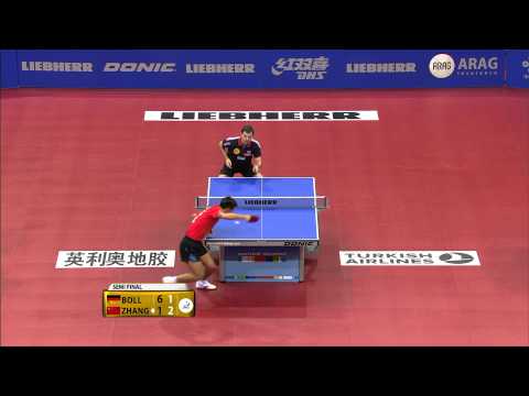 2014 World Cup MS-SF Timo Boll - Zhang Jike (full match|short form in HD)