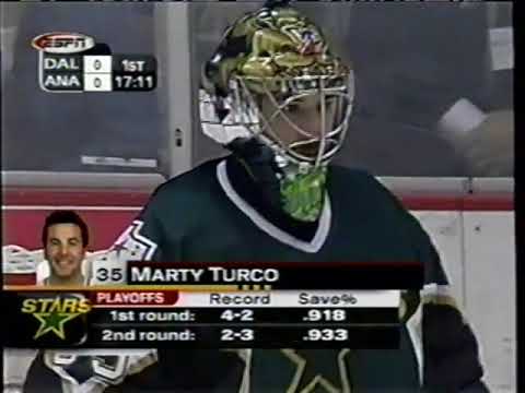 2002-03 NHL Playoffs Second Round Mighty Ducks of Anaheim vs Dallas Stars Game 6