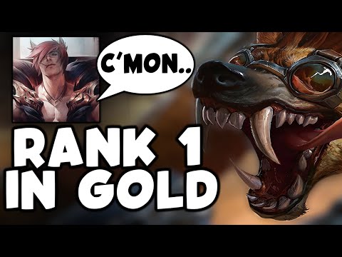 WHEN THE RANK 1 WARWICK PLAYS IN GOLD *TEACHING MACRO* - League of Legends
