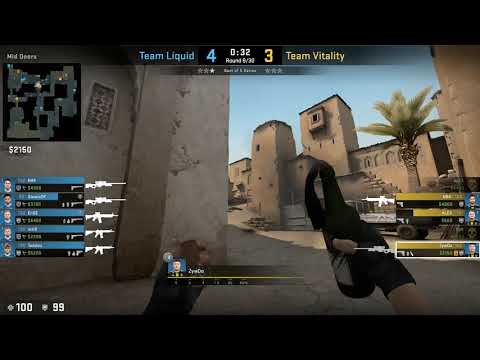 CS:GO POV Demo Vitality ZywOo vs Liquid  (dust2)