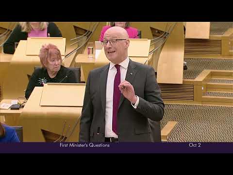 First Minister's Questions - 2 October 2025