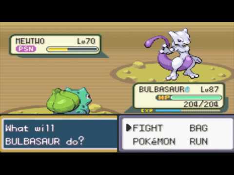 Bulbasaur only vs Mewtwo (Gen 1 & Gen 3)