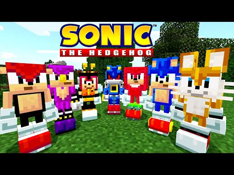 Minecraft Bedrock - Sonic And Friends - NEW DLC SKINS! [1]