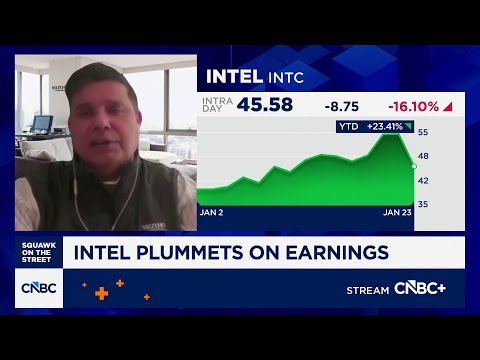 Intel plummets on earnings