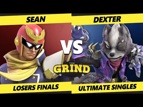 The Grind 178 Losers Finals - Sean (Captain Falcon) Vs. Dexter (Wolf) Smash Ultimate - SSBU