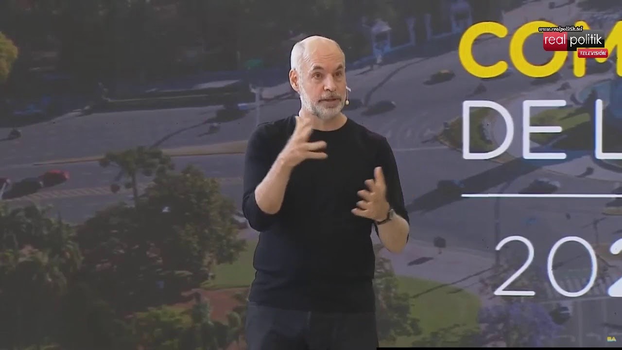 Compromisos 2021-2023: Conferencia de prensa de Horacio Rodríguez Larreta y Diego Santilli