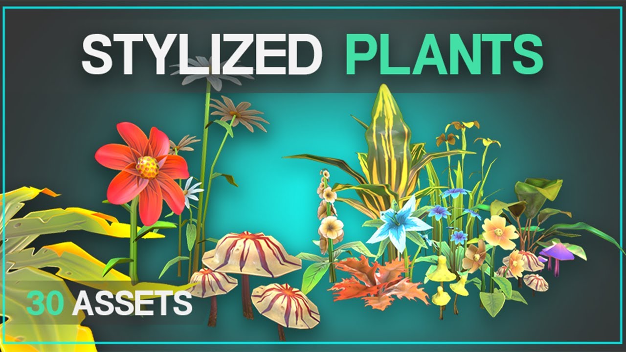 Presentation Stylized Plants Pack