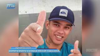 Homem é morto a sangue frio em tabacaria Homem é morto a sangue frio em tabacaria