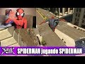 Spiderman Probando Su Juego the Amazing Spiderman 2