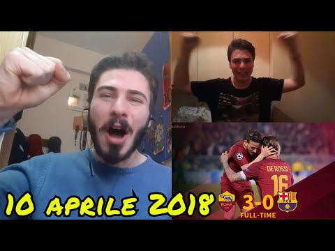 REAGISCO ALLA MIA REAZIONE DI ROMA vs BARCELLONA 3-0 (STO MALE!)