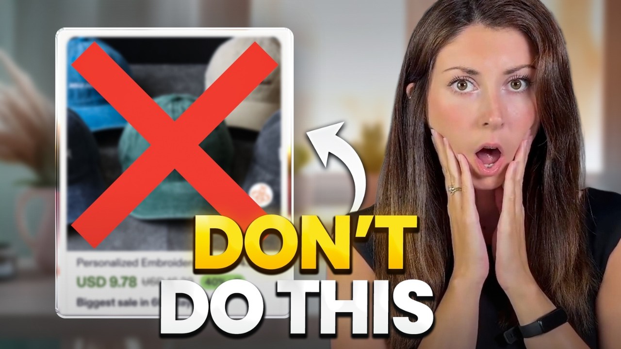 The most COMMON mistake I see Etsy sellers make (Etsy Listing Videos)