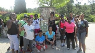 Black Women Do Workout-Hiking at Stone Mountain