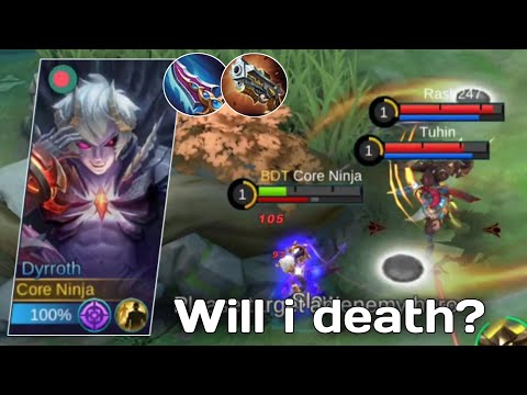 Dyrroth best build 2023 exp lane mobile legends