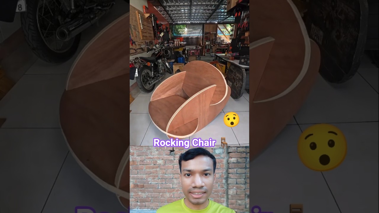 Amazing DIY Rocking Chair Made from Plywood