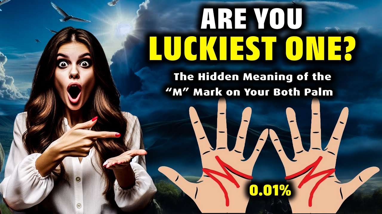 The Hidden Meaning of the “M” Mark on Your Both Palm Revealed | Manifestation