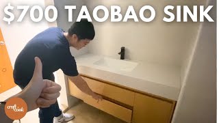 #7- Buying a $700 bathroom sink from TAOBAO // Resale Condo Singapore Reno | Craft & Cook SG