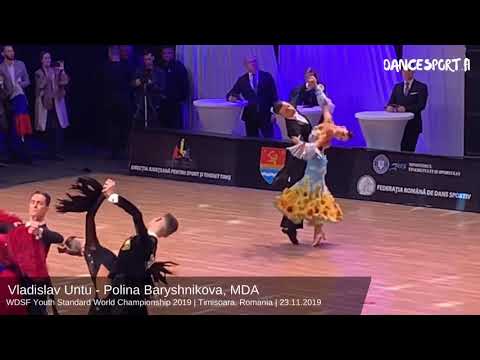 Untu - Baryshnikova, MDA | Final Waltz | WDSF Youth Standard World Championship 2019