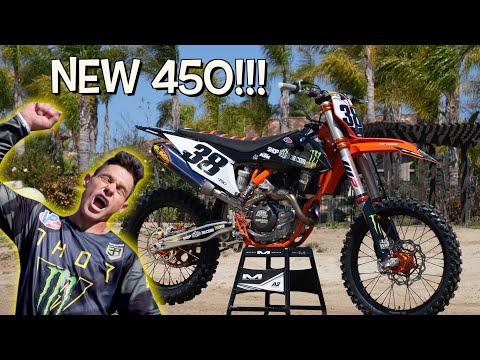 BRIAN DEEGAN'S NEW 2021 KTM 450SX FACTORY EDITION!!!