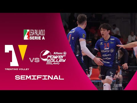 Itas Trentino 🆚 Allianz Milano | Semi Final Highlights | Coppa Italia
