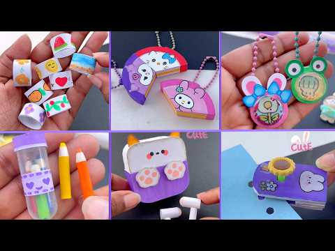 14 DIY Funny Crafts / Easy Craft Ideas / DIY Miniature Crafts Idea / school craft / miniature craft