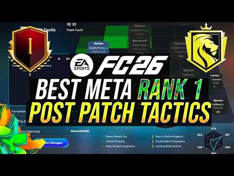 *POST PATCH* Best META 15-0 Rank 1 Custom Tactics & Formations (4-4-2/4-4-1-1/4-2-3-1 Layout) FC 26