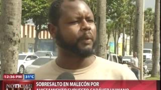 Sobresalto en Malecón por avistamiento supuesto cadáver humano