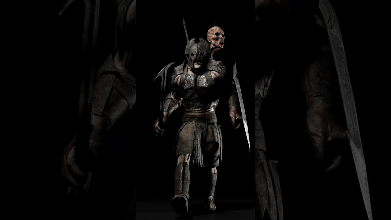 ANIMATED WALKING ORC