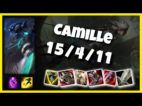 Camille vs Gnar Top 11.3 Challenger S11 Gameplay (15/4/11) - KOREAN