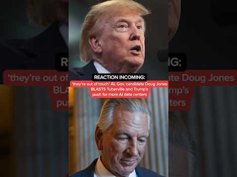 AL Gov. candidate Doug Jones BLASTS Tuberville and Trump's push for more AI data centers