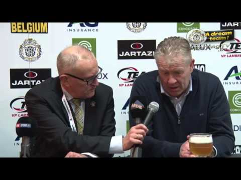 Persbabbel met Peter Maes na KSC Lokeren - RC Genk 0-0
