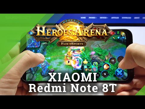 How Heroes Arena Works on Xiaomi Redmi Note 8T - Heroes Arena Game Test