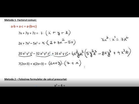 Descompunerea in factori