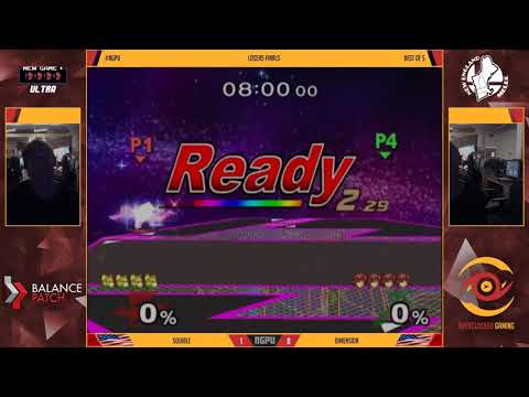 NGPU 58 SSBM - squible (Fox) vs. Dimension (Marth) - Melee LF