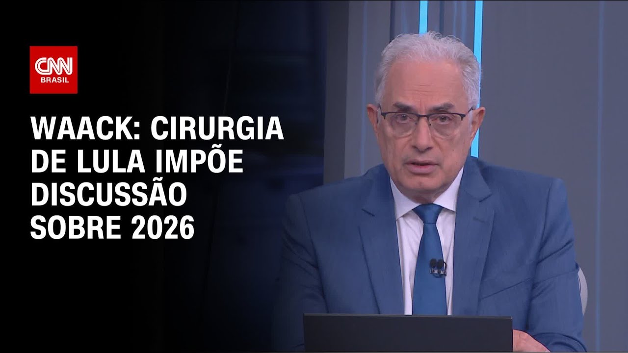 Waack: Cirurgia de Lula impõe discussão sobre 2026 | WW