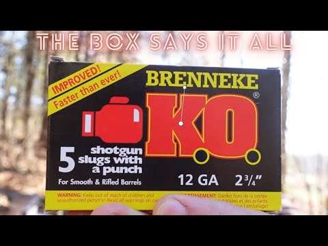 The 12 Gauge Brenneke Knock Out Slug